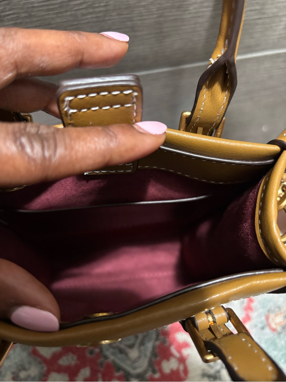 Tory Burch T Monogram Mini Tote - Picture 10 of 10